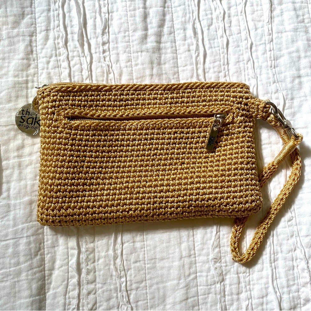 The Sak Crochet Craze P Wristlet Style 109056 Bamboo